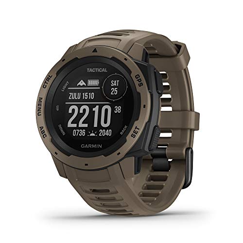 Garmin Instinct - Tactical Edition Rugged GPS Watch - Coyote Tan