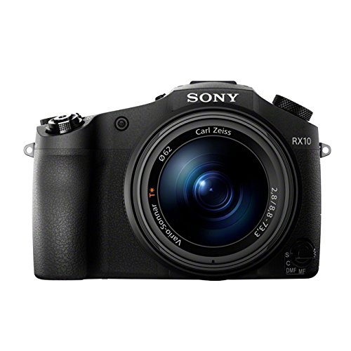 Sony DSC-RX10 Camera Black 20.2 MP 8.3 x Zoom 3.0 LCD FHD 24 mm Wide Lens Wi-Fi with AGR2 Grip for DSC-RX Series - Black
