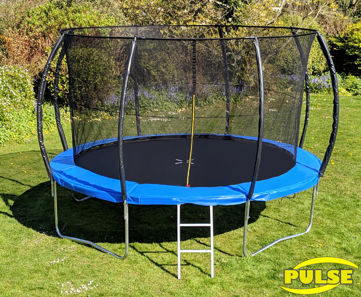 14ft Pulse Blue trampoline