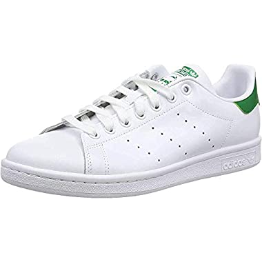 adidas Stan Smith, Adult's Trainers, White Chalk White Green, 12.5 UK (48 EU)