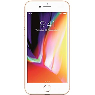 Apple iPhone 8 UK Sim-Free Smartphone, 64 GB - Gold (Renewed)
