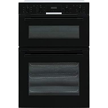 Bosch MBS533BB0B Serie 4 Multifunction Electric Built In Double Oven With Catalytic Cleaning - Black