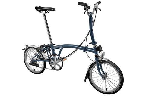 Brompton M6L 2019 Folding Bike (Blue)