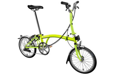 Brompton M6L 2019 Folding Bike (Light Green)