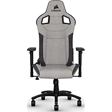 Corsair T3 Rush, Polyester Fabric Gaming Office Chair (Grey/Black)