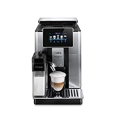 De'Longhi Primadonna Soul, Fully Automatic Bean to Cup, Espresso an Cappuccino Coffee Maker, ECAM610.75.mb, Black and Silver