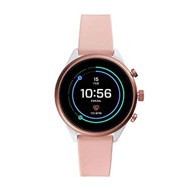 Fossil Q FTW6022 Womens Smartwatch with Silicone Strap