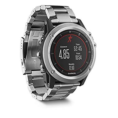 Garmin Fenix 3 HR GPS Multisport Watch with Outdoor Navigation, Wrist Based Heart Rate and Titanium Band Bundle