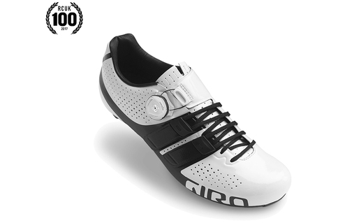 Giro Factor Techlace Road Shoes | White/Black - 41
