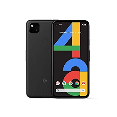 Google Pixel 4a Android Mobile Phone- Black, 128GB, 24 hour battery, Nightsight, SIM Free