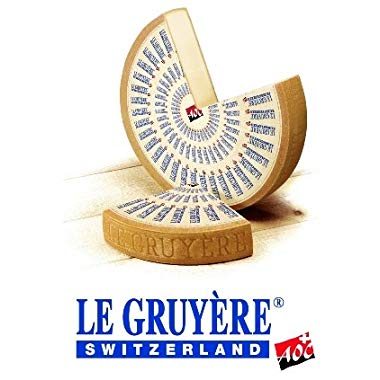 Gruyère Cheese - Swiss (1,5 kilo / 3.3 lbs)
