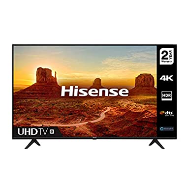HISENSE 43A7100FTUK 43-inch 4K UHD HDR Smart TV with Freeview play, and Alexa Built-in (2020 series) (2020 Model, 43 Inch)