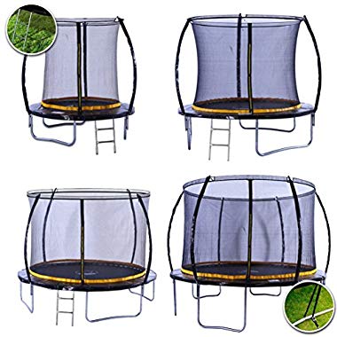 Kanga 6ft Premium Trampoline with Safety Enclosure,Net,Ladder and Anchor Kit (6ft)
