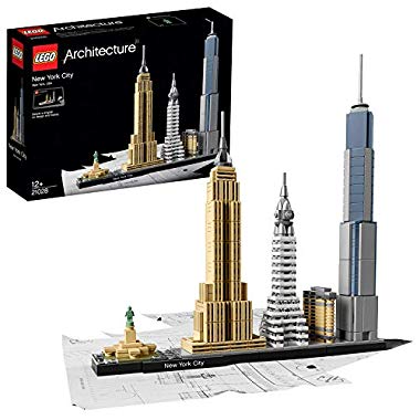 LEGO 21028 Architecture New York City Model Building Set, Skyline Collection with 4 Buildings and Minature Statue of Liberty, Construction Collectible Gift Idea