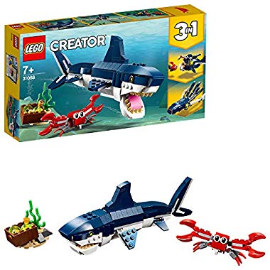 LEGO 31088 Creator 3-in-1 Deep Sea Creatures Building Kit,Colourful