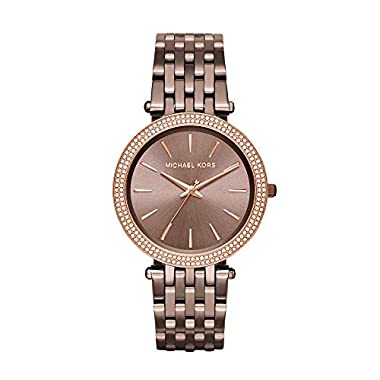 Michael Kors Women's Watch MK3416, Brown (Bronze)
