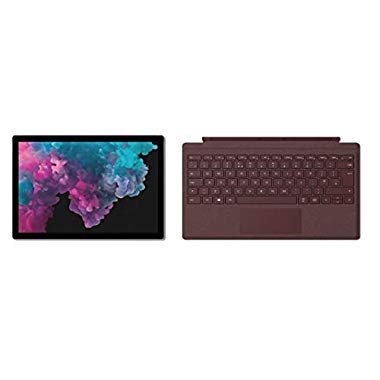 Microsoft Surface Pro 6 12.3 Inch Tablet - (with Surface Pro Signature Type Cover - Burgundy)