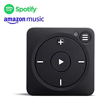 Mighty Vibe Spotify and Amazon Music Player - Zazzy Black - Digital Media Player - Sports Clip, For Bluetooth and Wired Headphones - Leave Your Phone At Home