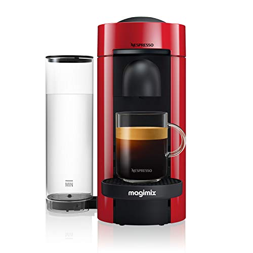 Nespresso 11389 Vertuo Plus Special Edition, by Magimix, Coffee Capsule Machine, ABS, 1260 W, Red