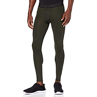 Nike Men's Pro Training Tights, Sequoia Black, L