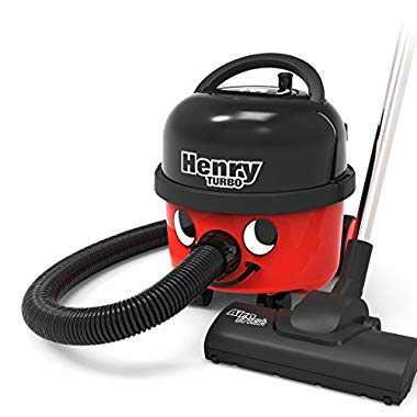 Numatic HVT160 Henry Vacuum Cleaner with AiroBrush Turbo Head and Microfresh Filtration System,620 W, Red/Black