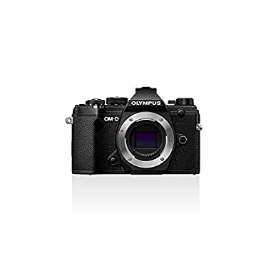 Olympus OM-D E-M5 Mark II Micro Four Thirds System Camera, 16.1 Megapixels, 5-Axis Image Stabilizer, Electronic Viewfinder, Black (Body Only)