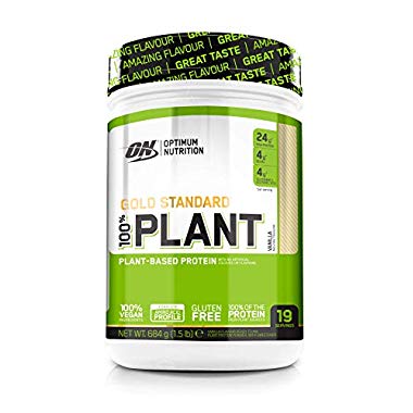 Optimum Nutrition Gold Standard 100% Plant - Vanilla Flavour 684g 19 Servings - ON Vegan Protein Powder with Pea & Rice Protein No SOYA