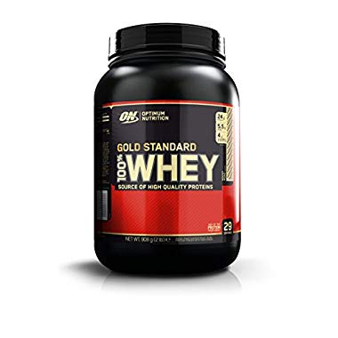 Optimum Nutrition Gold Standard Whey Protein Powder with Glutamine and Amino Acids, Protein Shake by ON - Rocky Road,28 Servings,908 g