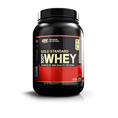 Optimum Nutrition Gold Standard Whey Protein Powder with Glutamine and Amino Acids Protein Shake - Cookies and Cream,29 Servings,908 g (Packaging May Vary)