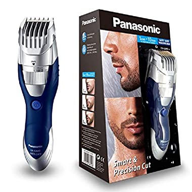 Panasonic ER-GB40 Wet and Dry Electric Beard Trimmer for Men with 19 Cutting Lengths