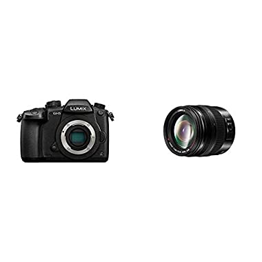 Panasonic 'LUMIX DC-GH5EB-K Mirrorless Camera Body only - Black + Panasonic H-HSA12035E 12-35 mm LUMIX G X VARIO Lens - Black'