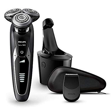Philips S9531/26 Series 9000 Wet and Dry Electric Shaver with SmartClean Plus System & Trimmer