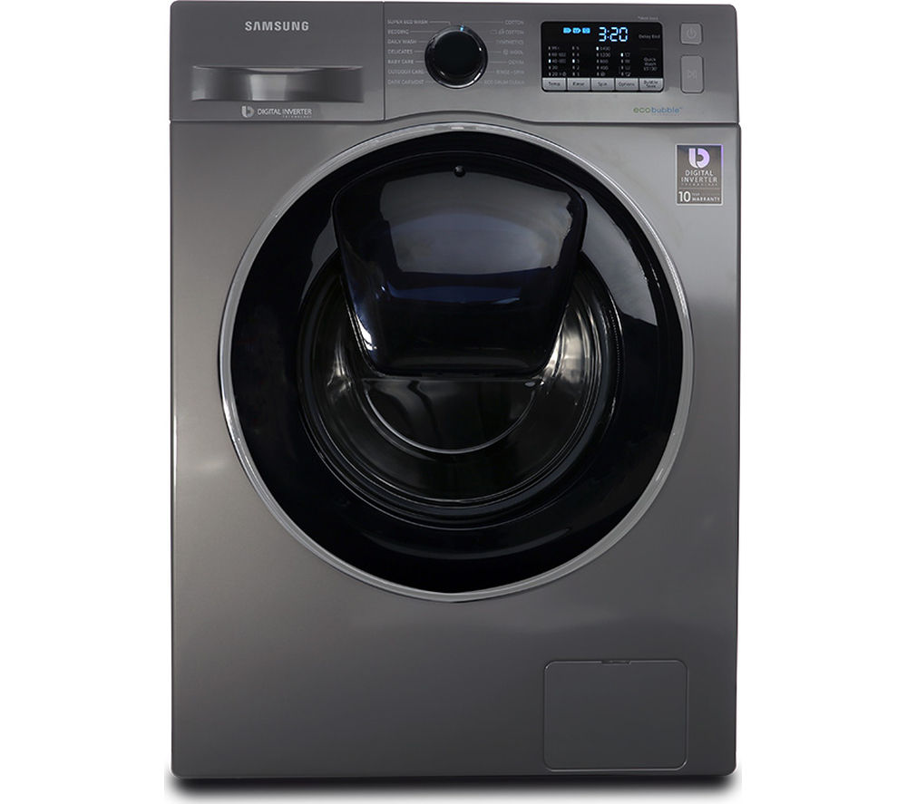 Samsung AddWash WW90K5410UX/EU Washing Machine - Graphite, Graphite