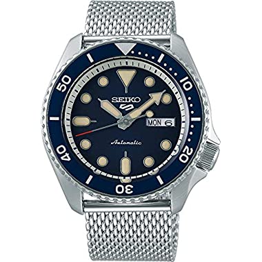 Seiko Men's Analogue Automatic Watch with Stainless Steel Strap SRPD71K1 (Blue, Suits)