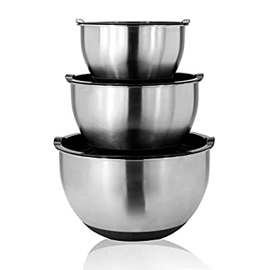 Stainless Steel Mixing Bowls - Set of 3