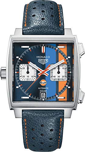 TAG Heuer Monaco Gulf Steve McQueen Limited Edition Men's Watch (CAW211R.FC6401)