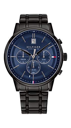 Tommy Hilfiger Men's Analogue Quartz Watch with Stainless Steel Strap 1791633 (One Size)
