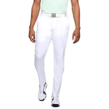Under Armour Men's Showdown Tapered Golf Pants, white (White/Steel Medium Heather/White(100)), 34/32