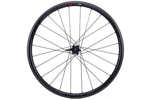 Zipp 202 Clincher Rim Brake 700C Road  Rear Wheel | Black - Carbon - Shimano