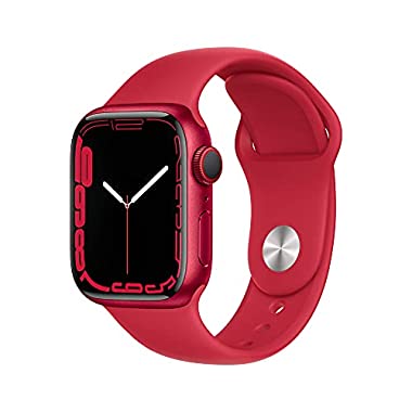 Apple Watch Series 7 (GPS + Cellular, 41mm) - (PRODUCT)RED Aluminium Case with (PRODUCT)RED Sport Band - Regular