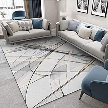 Icegrey Modern Style Area Rugs Anti-Slip Abstract Traditional Pattern Large Carpets Washable Mats For Living Room Bedroom Children Room Style 25 200x300cm