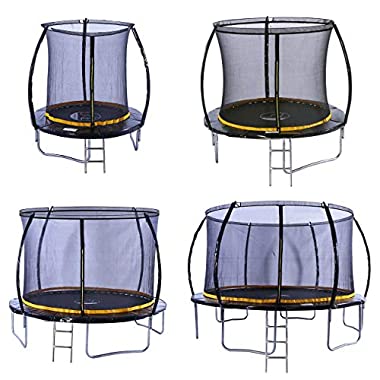 Kanga 8ft Premium Trampoline with Safety Enclosure, Net, Ladder and Anchor Kit (2021 Model)