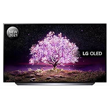 LG OLED55C14LB 55 inch 4K UHD HDR Smart OLED TV (with Advanced α9 Gen4 AI processor, 4K SELF-LIT OLED, Dolby Vision IQ and Dolby Atmos, built-in Google Assistant and Alexa) (55'')