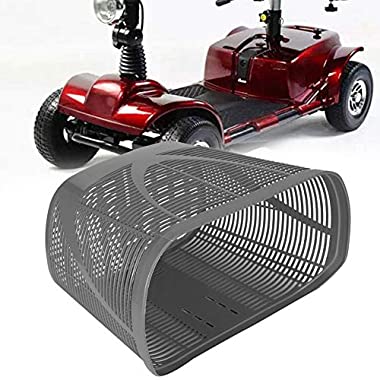 Mobility Scooter Basket, Large Front Basket Wheelchair Bags Baskets for Scooter Plastic Rear Basket Wheelchair Accessories Basket Modification Accessory Replacement Mobility Scooters Accessory