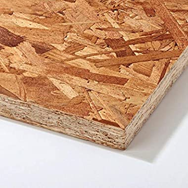 Oriented Strand Board, OSB 3 Board, 11mm Thickness, Choose Your Panel Size, Cut to Size Sheets, Versatile Alternative to softwood Plywood, Fast delivery Nationwide (915mm x 915mm (3ft x 3ft))