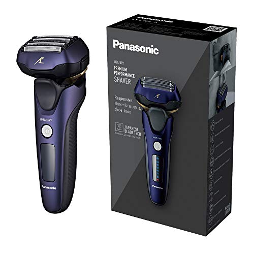 Panasonic ES-LV67 Wet and Dry 5-Blade Electric Shaver for Men (UK 2pin Bathroom Plug) (Standard LV-67)