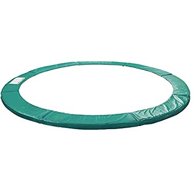 Replacement Trampoline Surround Pads Extra Thick Foam Safety Spring Cover Mat Padding 6FT Outdoor Trampoline Replacement Pad Safety Spring Cover Padding Trampoline Pad Surround Foam Safety Guard (Green)