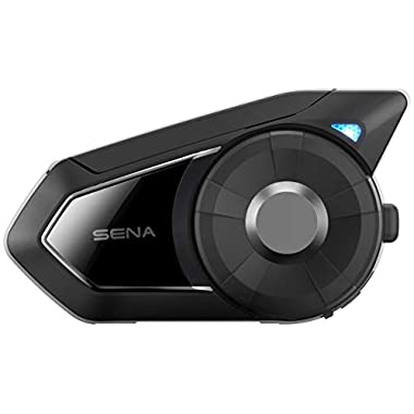 Sena 30K-01D Motorcycle Bluetooth Communication System with Mesh Intercom, Dual Pack, Set of 2 (Double Pack)