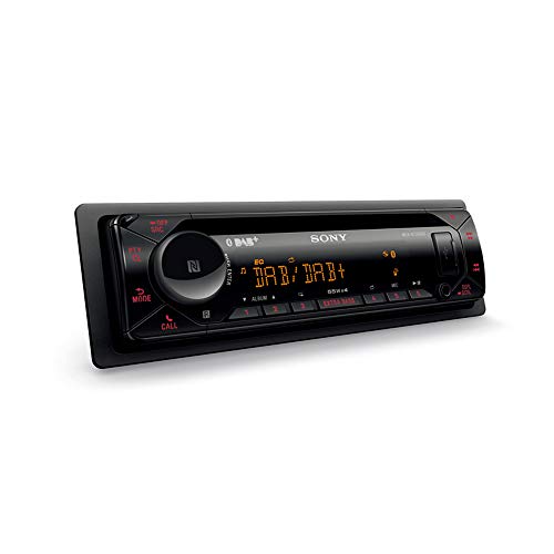 Sony MEX-N7300BD DAB + Car Radio with CD, Dual Bluetooth, USB and AUX Bluetooth Connection Hands- Calling 4 x 55 Watts 3X PreOut Extra Bass Vario Color (Without antenna)