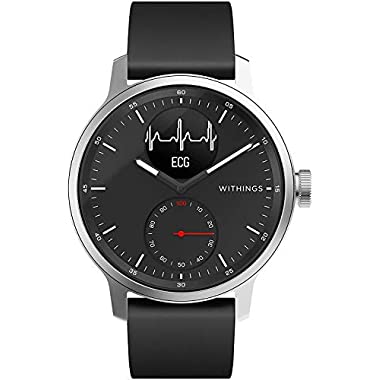Withings ScanWatch - Hybrid Smartwatch with ECG, Heart Rate and Oximeter (38 mm, Black)